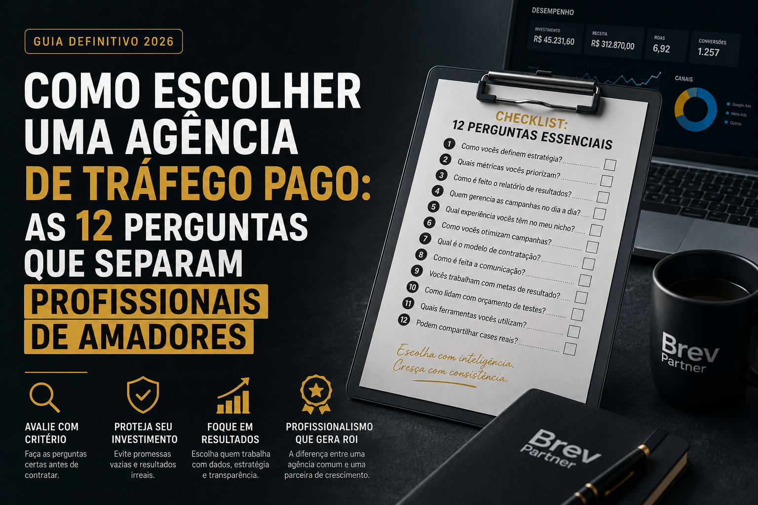 Como escolher uma agência de tráfego pago: 12 perguntas